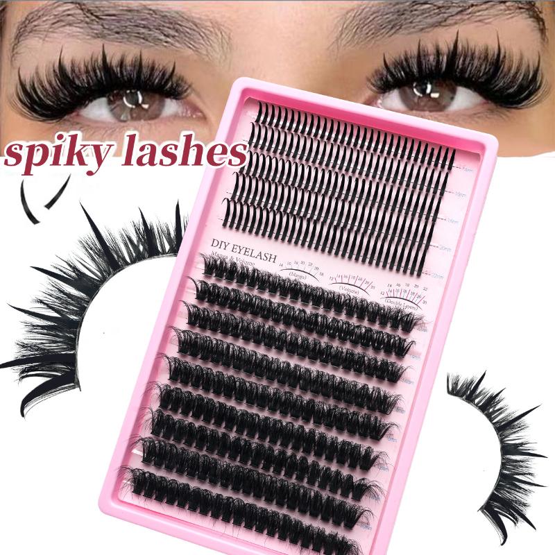 Eyelash Extension Individual - 1 Box False Eyelashes Clusters Spiky