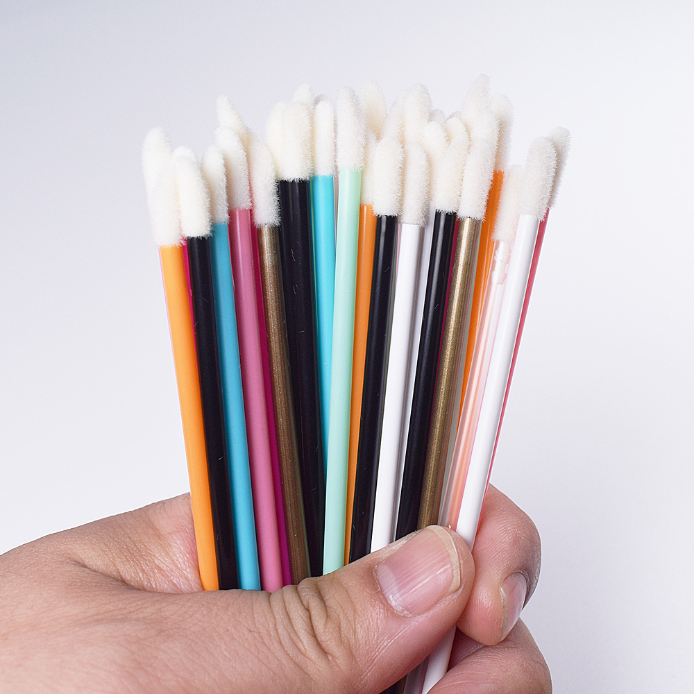 50Pcs Disposable Lip Brush Eye - Micro Brush Applicator recension och pris