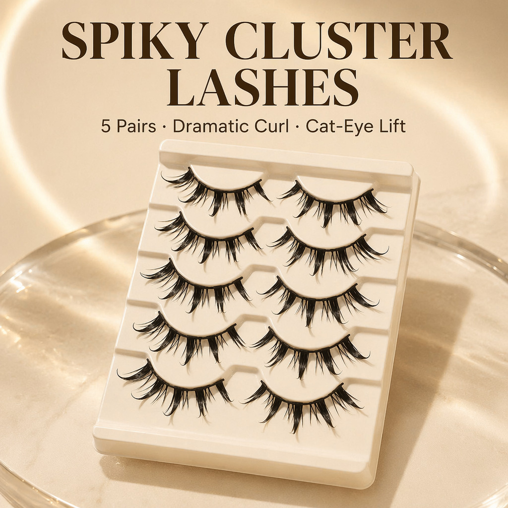 Cosplay Fake Eyelashes 5Pcs Li - Eyelash Extension Japanese Style recension och pris