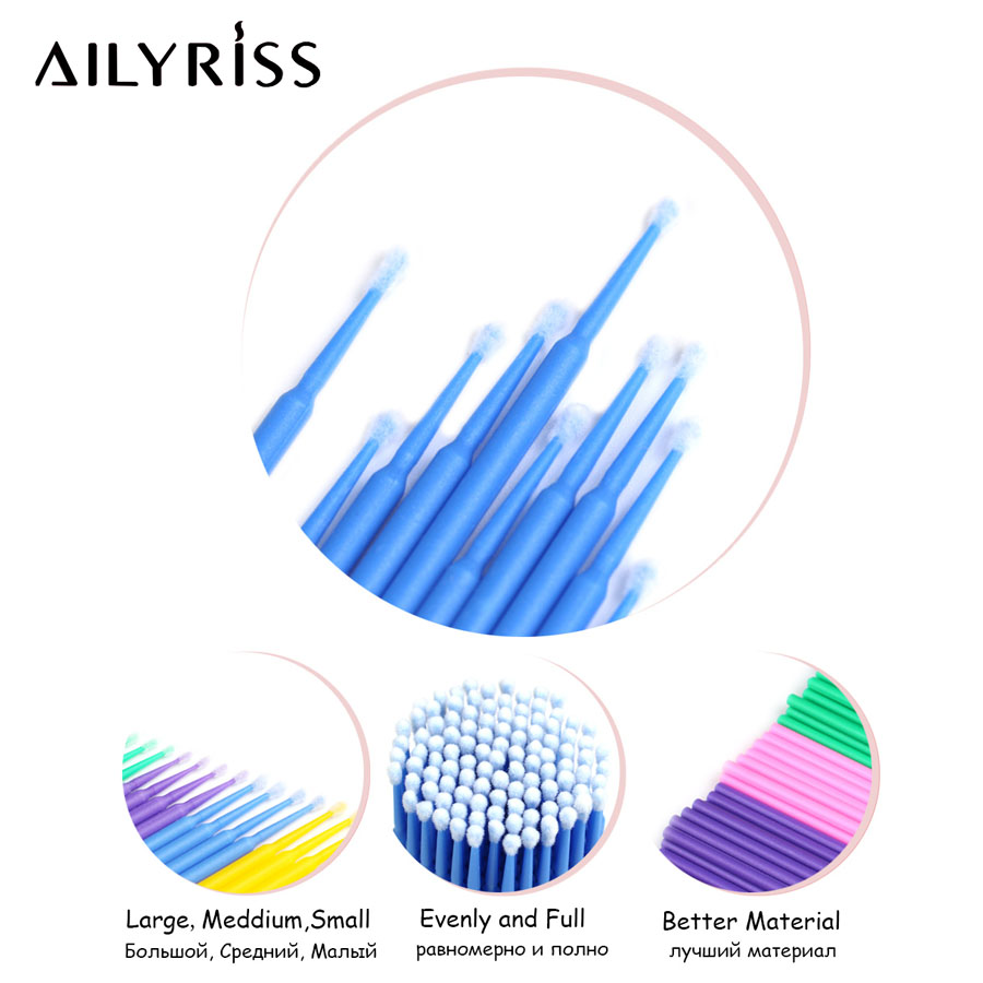 500pcs/lot Disposable Applicat - Micro Brush Applicator recension och pris