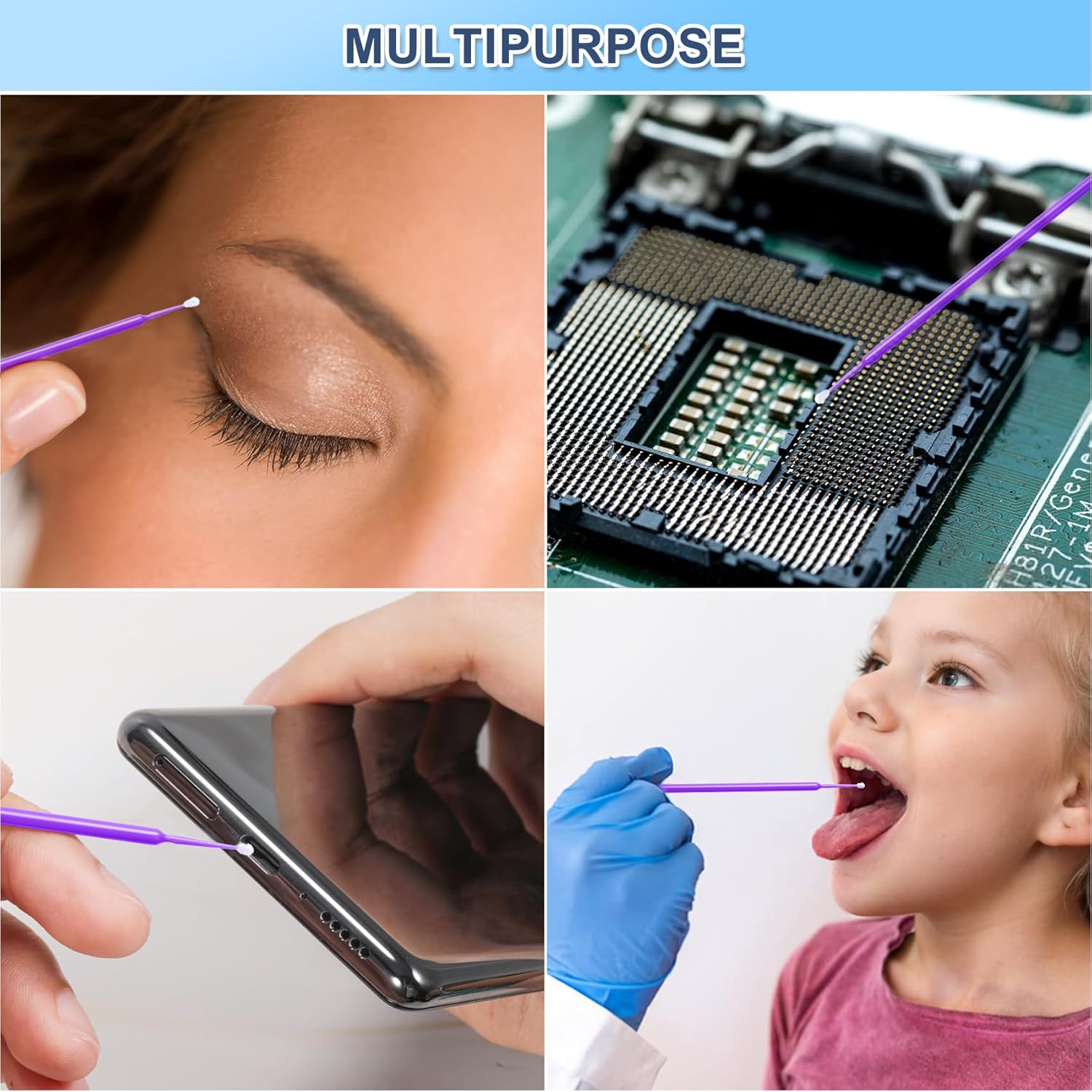 micro swabs for eyelash extens - Micro Brush Applicator recension och pris
