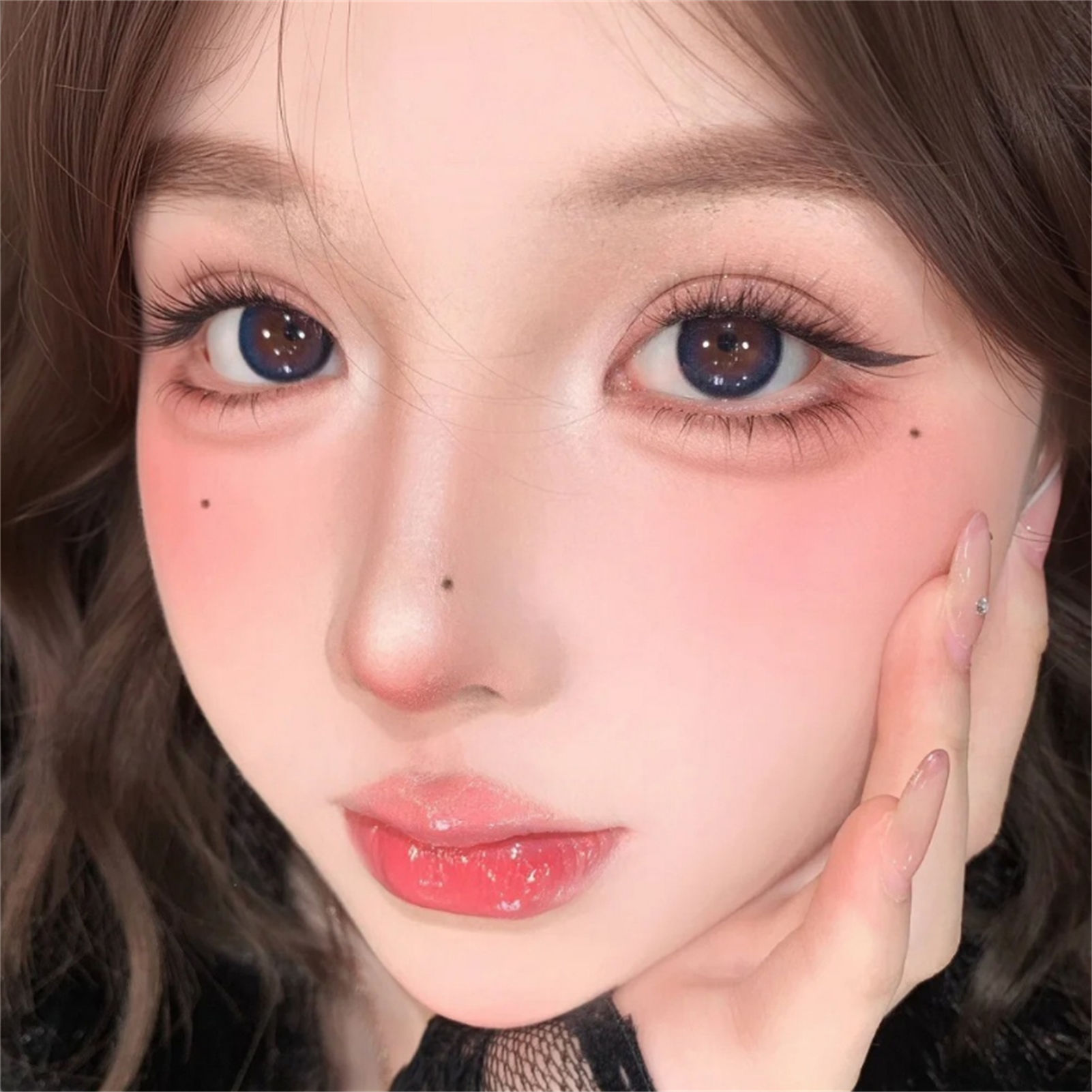 Dense Fishtail False Eyelashes - Eyelash Extension Cat Eye Wispy recension och pris
