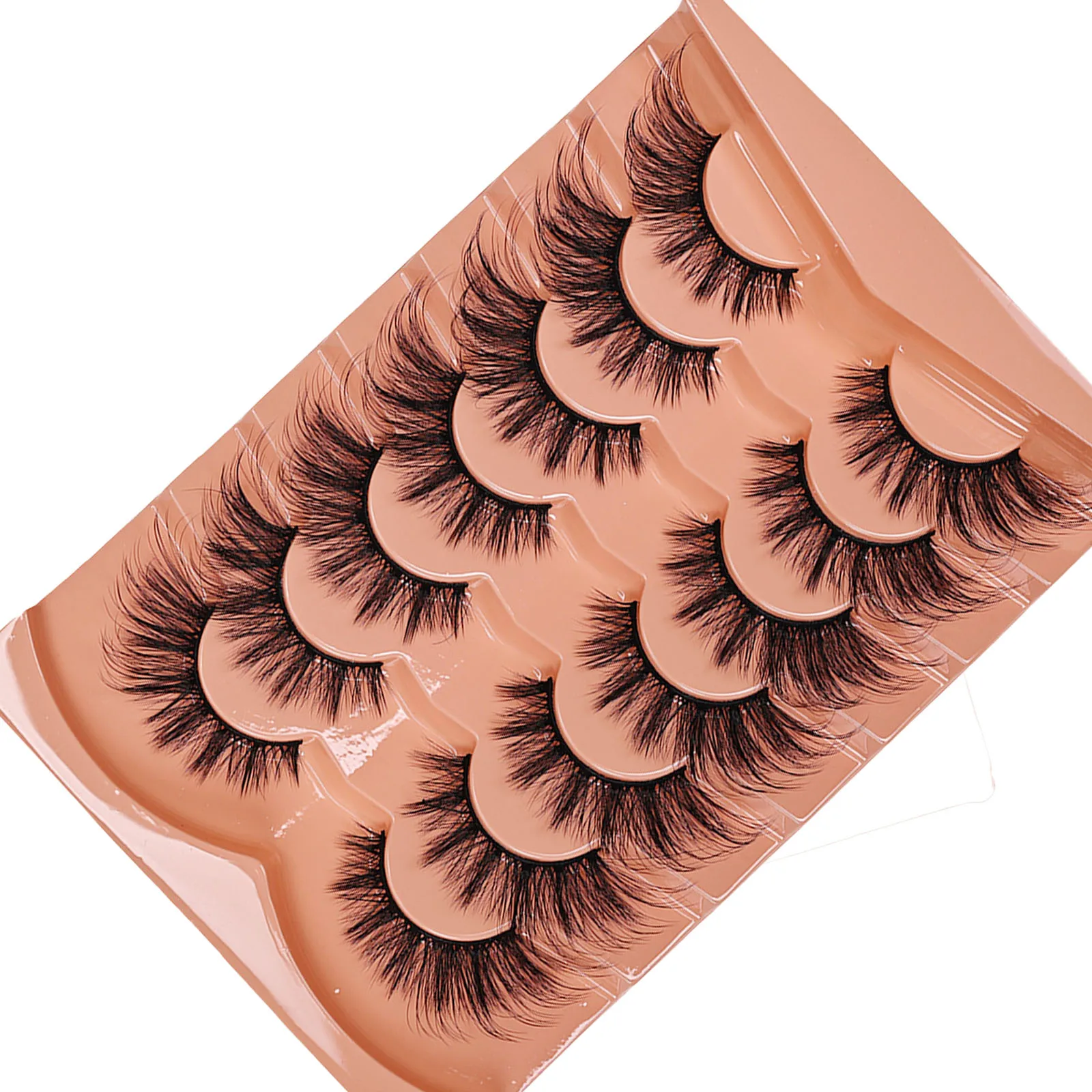 7 Pairs Cat Eye Eyelashes 3D N - Eyelash Extension Cat Eye Wispy recension och pris
