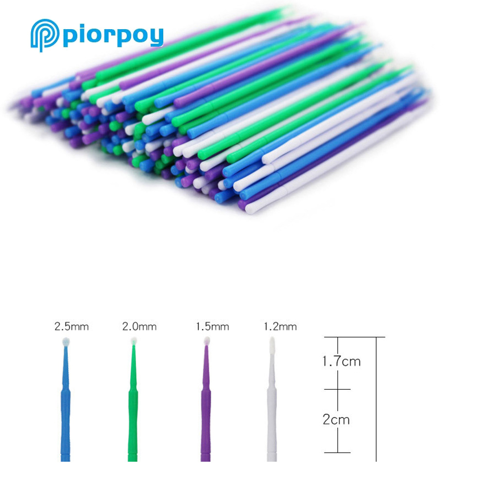 PIORPOY 400Pcs/Box Dental Micr - Micro Brush Applicator recension och pris