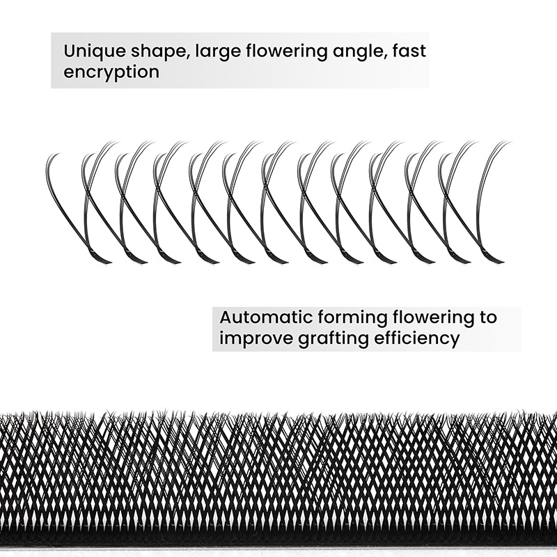 10PCS Upgraded YY Y-Shaped Eye - Lash Fan Volume recension och pris