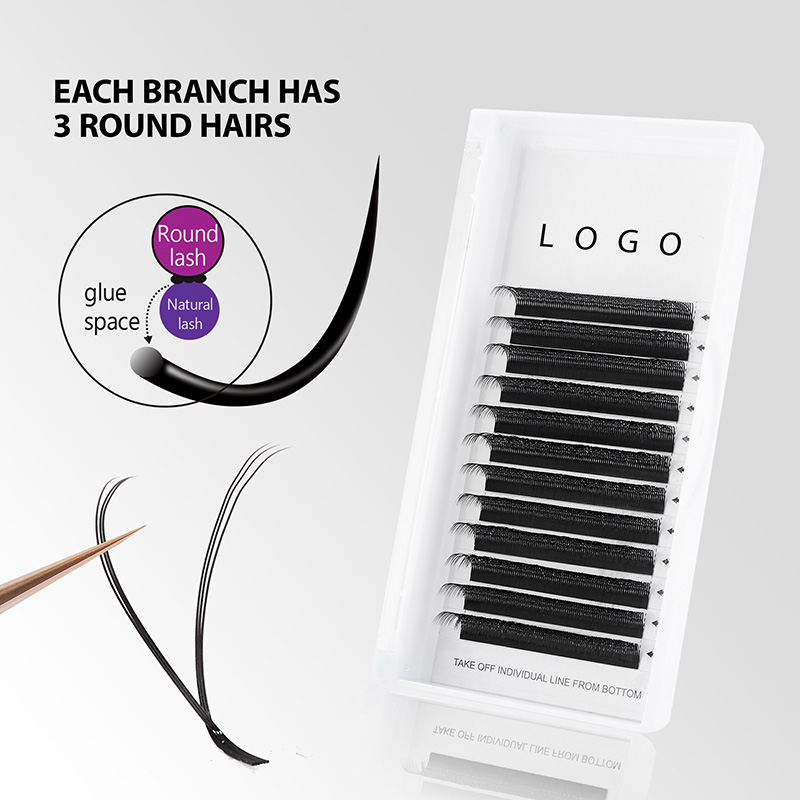 10PCS Upgraded YY Y-Shaped Eye - Lash Fan Volume recension och pris