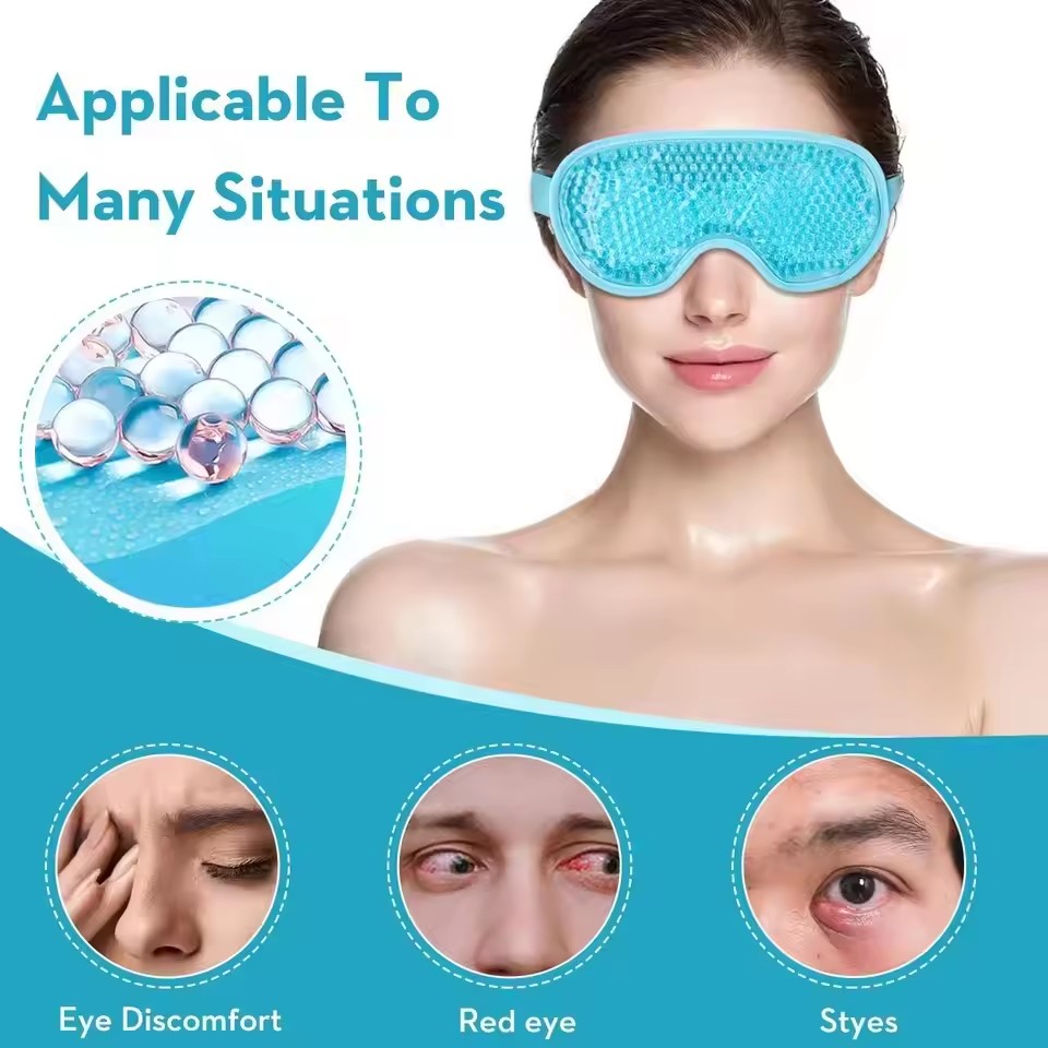 1pc Eye Mask, Hot and Cold Com - Under Eye Gel recension och pris