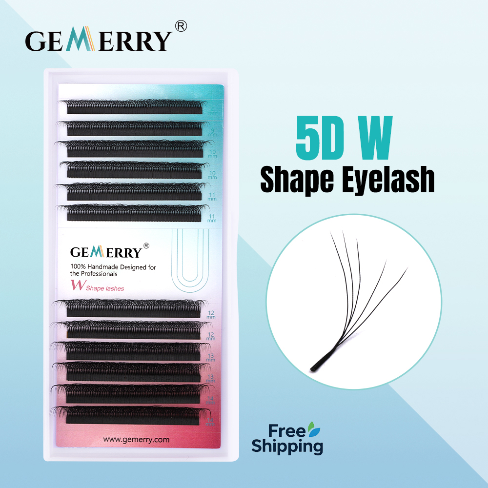 GEMERRY 5D W Shape Eyelash Ext - Lash Fan Volume recension och pris